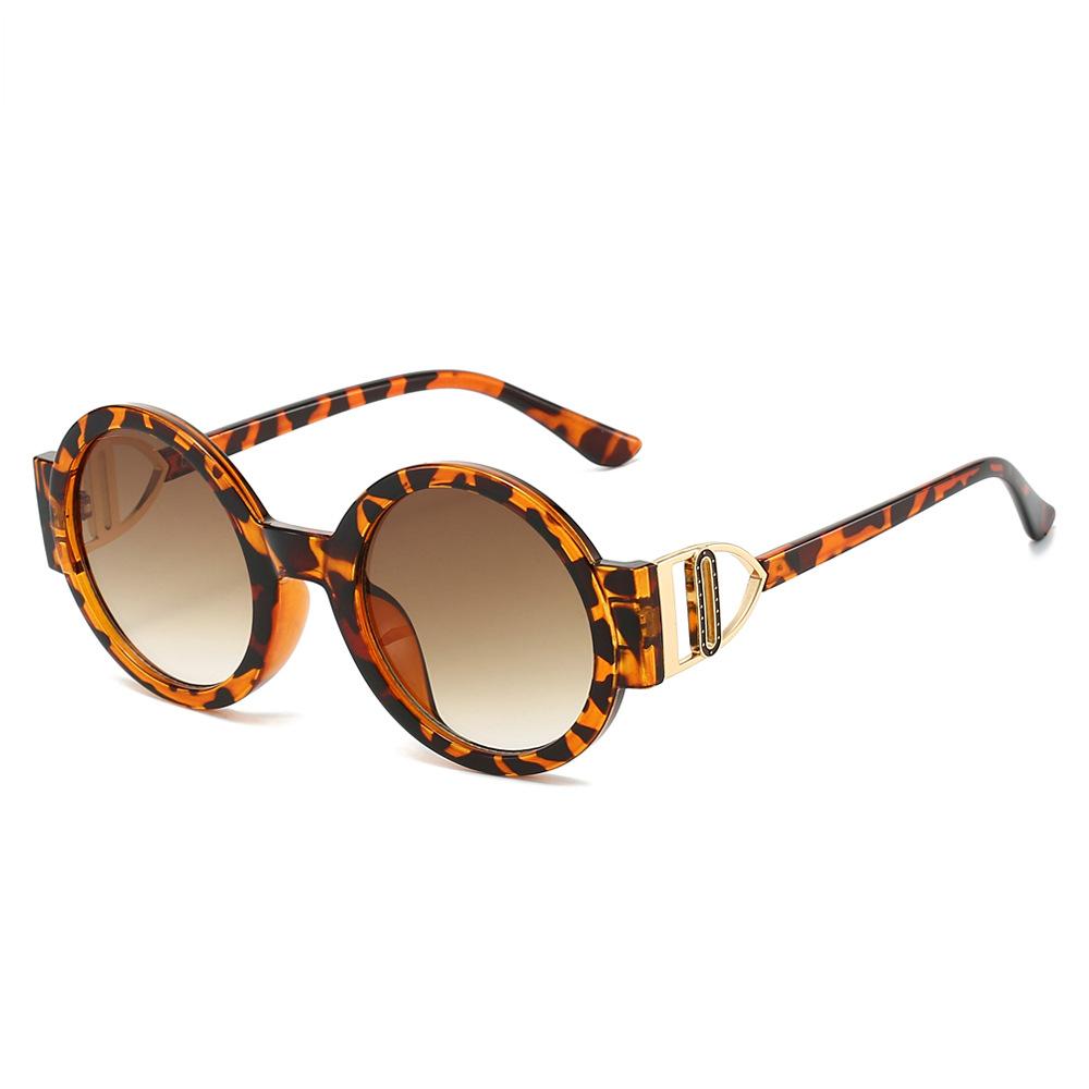 Fashion Round Sunglasses Women For Men Vintage Steampunk Luxury Brand Designer Popular Hip Hop Outdoor Travel Sun Glasses Uv400