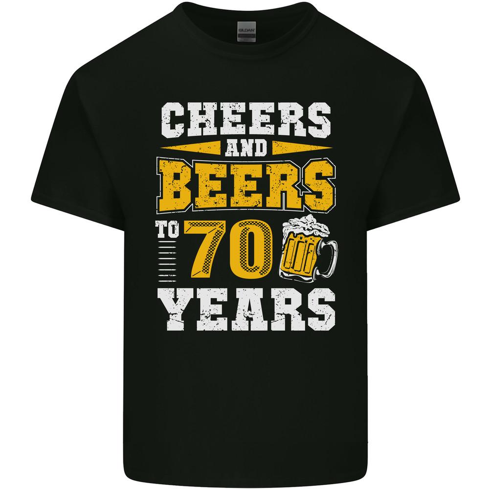 

70th Birthday 70 Year Old Funny Alcohol Mens Light Cotton T-Shirt S