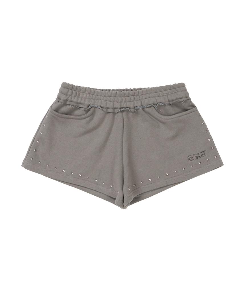 Aejeuyua Cut-Off Vintage Shorts Dark Gray