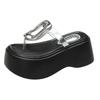 Fashion 7.5cm Summer Women Flip-Flops Chunky Beach Shoes 2024 Ladies Wedge Heels Open Toe Slippers Woman Platform Slides Outside Sandals