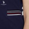 U.S. Polo Assn. Vestido polo de rayas de colorblock para mujer