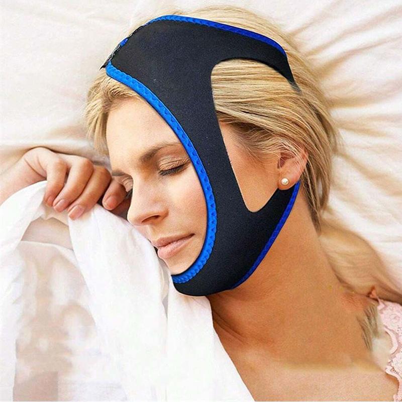1pcs New Anti-mouth Breathing Bandage Anti-snoring Belt Anti-snoring Belt Men's and Women's Belt Health Anti-snoring Belt
