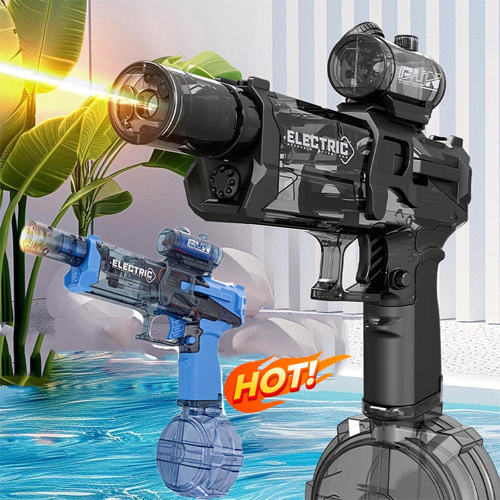 Automatické stříkací pistole 26 FT Automatická vodní pistole Vodní pistole Blaster Soaker pro děti Dospělí Hračka na letní párty u bazénu