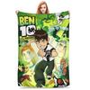 Ben 10 Obcy Ben Tennyson Omnitrix Gra Koc Miękki Ciepły Koc Kładziony Flanelowy Dekoracja na Lato Klimatyzację Pościel
