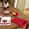ARKENY Valentines Day Kitchen Towels Red Heart Dish Towels 18x26 Inch Ultra Absorbent Wedding Drying Cloth I Love U Sign Hand Towel for Valentine