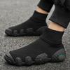 Outdoor Men Short Boots Designer Soft Casual Sneakers Breathbale Mens Socks Shoes Slip-On Flat Lightweight Walking Sport Shoes