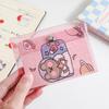 PVC transparent transportation card photocard education fee swimming pool wallet pouch