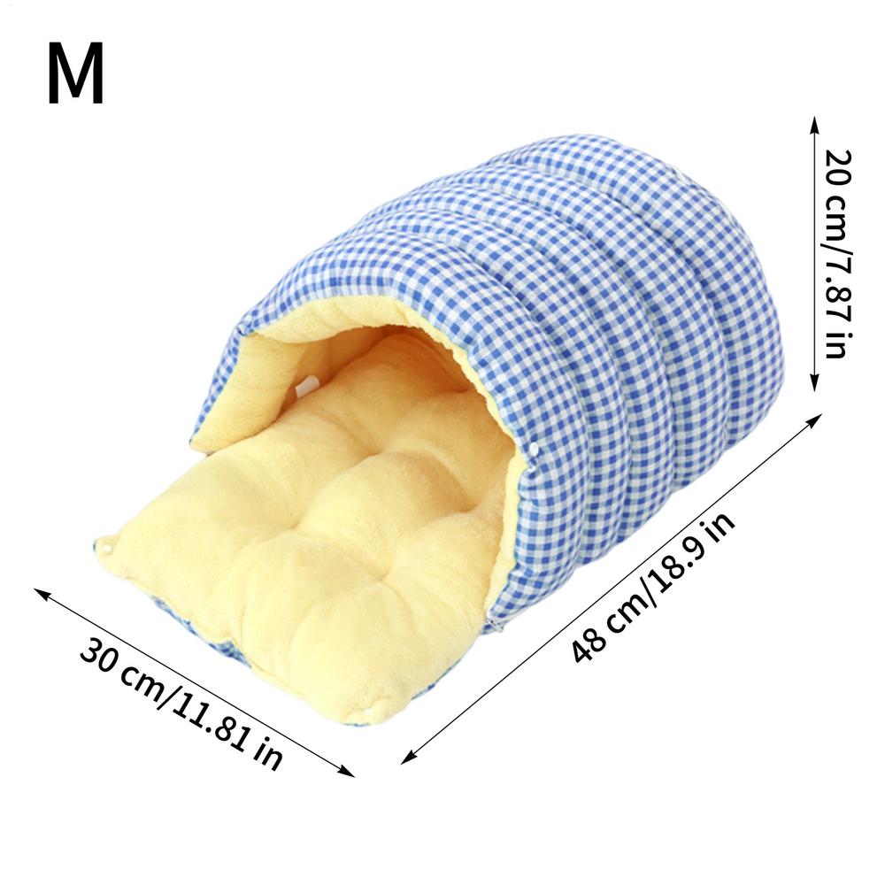 Cat Sleeping Bag Bed Pet Sleeping Warm Snuggle Warm Kitten Sack Bed For Winter Indoor Outdoor Camping Travel Home Bedroom Living