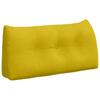 Back Cushion Yellow 100 X 24 X 50 Cm Velvet