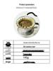 Stainless Steel Flat Bottom Pour Over Coffee Filter Cup and Pot Set