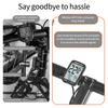 BIKEVEE Rechargeable GPS Wireless Bike Cycling Computer Waterproof USB-C Wireless Bicycle Speedometer Odometer Stopwatch with Auto Backlight Altitude