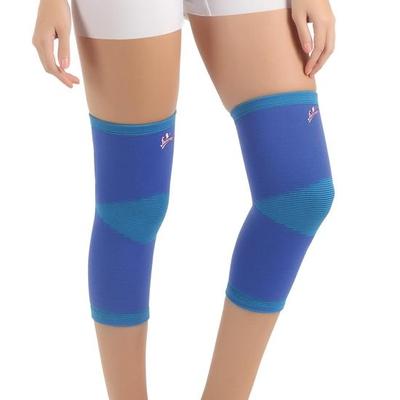 Flamingo Genouillère Premium (Paire) | Genouillère de soutien pour la salle de sport, le sport, le soulagement des douleurs articulaires, l'exercice | Genouillère pour hommes et femmes | Couleur-Bleu | Taille-M