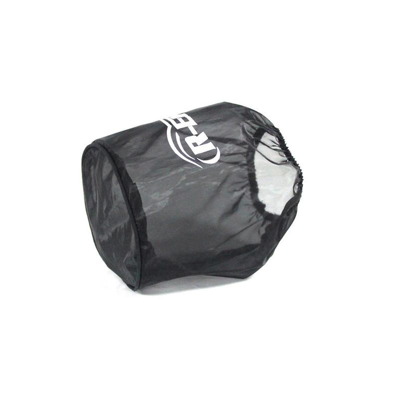 R-EP Universal Car Cone Air Filter Protective Cover Waterproof Oilproof Dustproof for High Flow Air Intake Filters Black