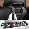 Bling Diamond Car Seat Back Hook Switch Button Cover Water Cup Pad Rhinestone Car Decor Storage Holder Car Accessories