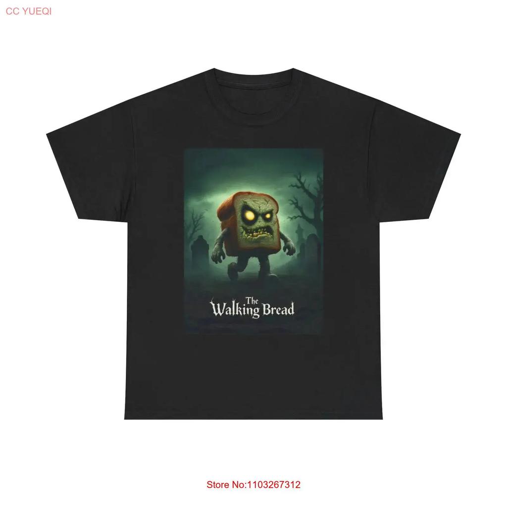 The Walking Bread T Shirt Zombie Parody Of Dead Food Horror Vintage Homme Fashion Versatile Soft Graphic Breathable