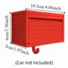 Multifunctional Wall Mount Key Rack with Opening Door Decorative Key Hanger  Wall Decoration