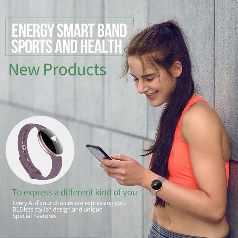 Fashion Bluetooth Womens Smart Watch Fitness Tracker For Iphone Andriod