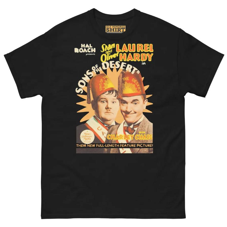 

Стэн Лорел и Оливер Харди Винтажная комедия Графическая классика Слэпстик юмор Футболка Унисекс Футболка S