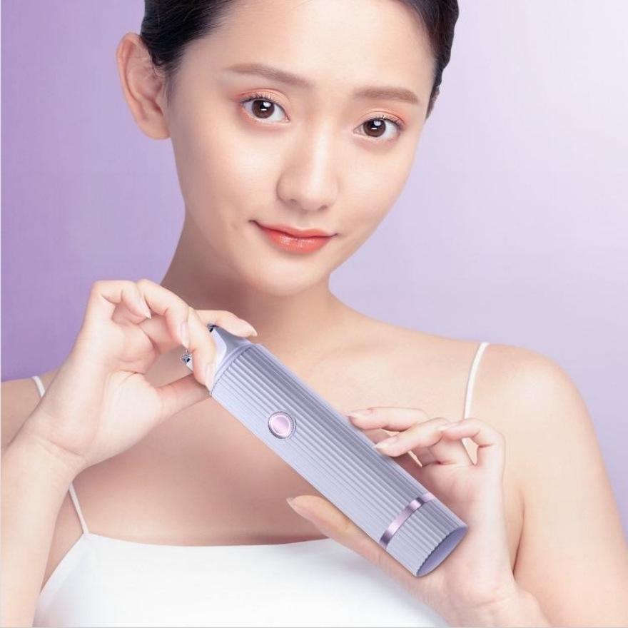 Unisex Electric Trimmer for Private Areas - Painless Pubic & Underarm Hair Removal, No Residue.