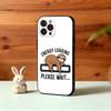 Animal Cute Cartoon Sloth Phone Case For iPhone17,16,15,14,13,12,Plus,Pro Max, 5G Others Soft Black Cover