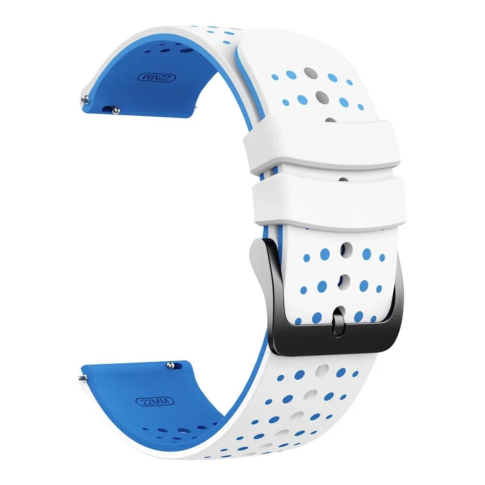 

22mm Sports Silicone Strap For Redmi Watch 5 Active/Lite Replace Bands For Xiaomi Watch S4 Sport/For Garmin Venu 4 45mm Bracelet 1Pcs 22mm