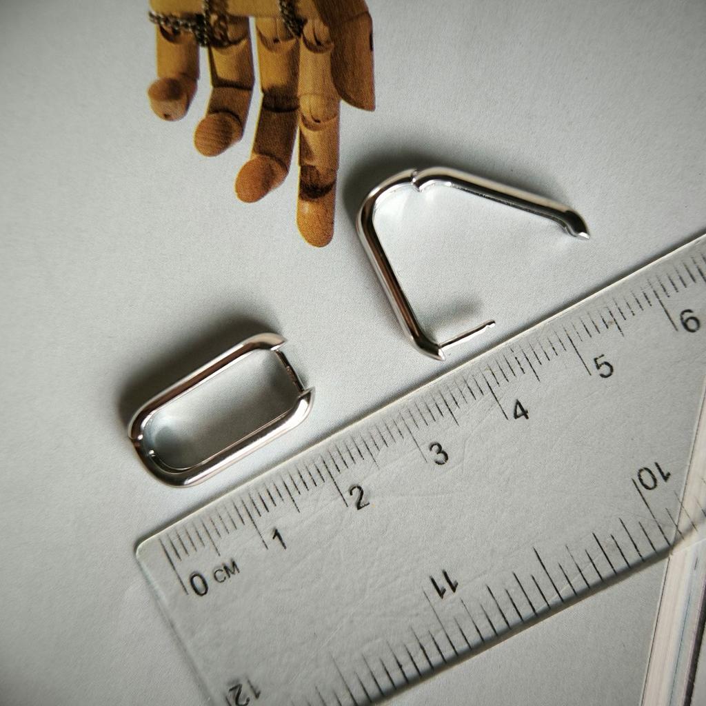 Silver Earrings Without Stones (2185840)