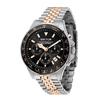 230 Chronograph Two Tone Stainless Steel Black Dial Quartz R3273661031 100M Men's Watch