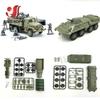 1:72 BTR-80 Transporter opancerzony M35 Ciężarówka towarowa M1046 KFZ.305 BLITZ Klocki do składania Model pojazdów wojskowych Armia