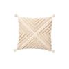 Tassel Cushion Cover 30x50cm /45x45cm Embroidered Throw Pillow Covers Home Decor Car Sofa Pillowcase For Living Room Beige Yellow