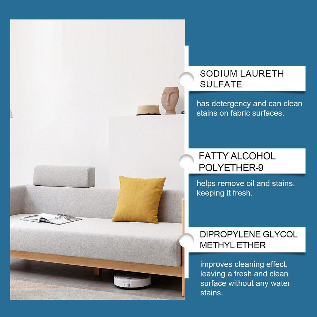 Jue Fish 100ml Stoffsofa-Reiniger - Universelle Heimreinigung für Wohnzimmersofa, Kissen & Polster