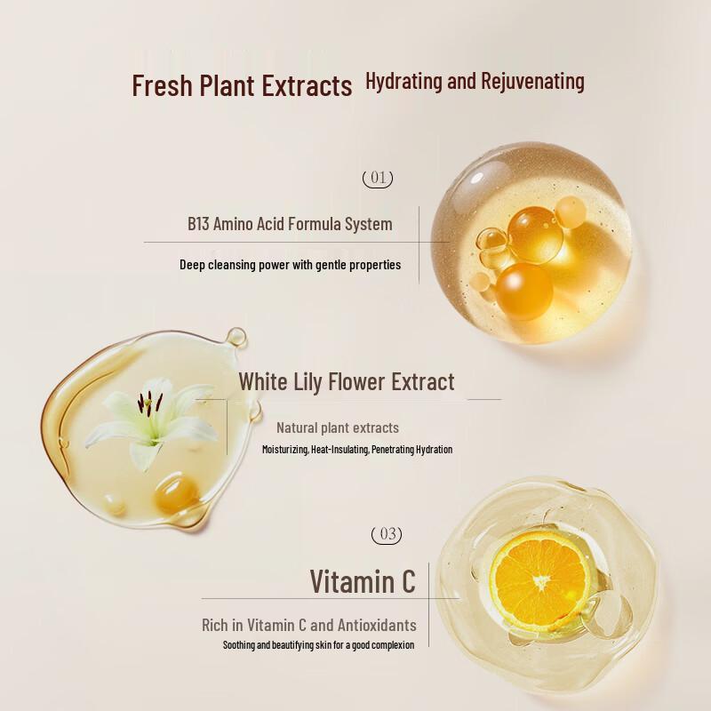 ASAKA Lily Amino Acid Shower Gel