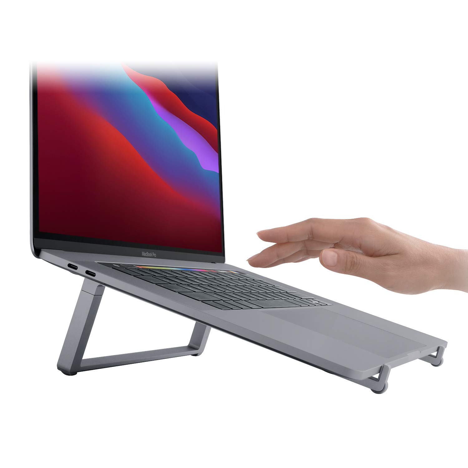 

Rain Design mBar Pro Folding Laptop Stand | Aluminum Alloy Construction | Durable | Precision Screwless Design | Craftsmanship | Minimalist Design | M