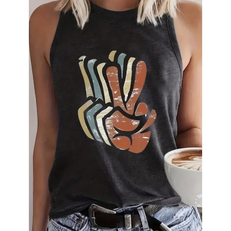 Women’s Trendy Exquisite Printed Fashion Sleeveless Tank Top