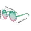 1/6 szt. Okulary przeciwsłoneczne w kształcie kwiatka dla dziewczynek Stylowe wielokolorowe ozdobne okulary dla dzieci Ins Modne Nowe Urocze Okulary przeciwsłoneczne dla dzieci