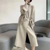 Women's European High Neck Pullover Sweater: Autumn/Winter Loose Fit, Slimming Plain Knit Base Layer