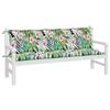 VidaXL Coussins de banc de jardin 2 pcs multicolore tissu Oxford 361730
