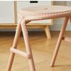 Nordic Plastic Stools Thickened Dining Stackable Stool Hallway Ottoman Footrest Folding Stool Bathroom Stool Shower