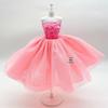 Multicolored Mini Mesh Skirt for 29cm Dolls - Babi Wedding Dress, Short Dress-Up Skirt for Toy Girls