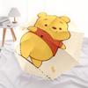 Winnie the Pooh, Honey Bear Automatic Opening and Closing Umbrella - 8 Ribs Portable Folding Umbrella with Plastic Handle, Suitable for Leis