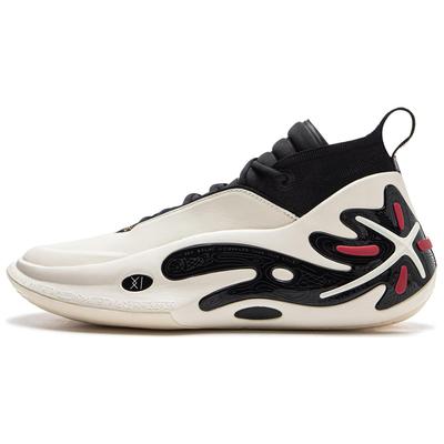 Li Ning WOW11 Low Top Professional Performance Basketball Shoes Men's White Black ABAU049-1