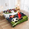 2/3pcs Football Printed Coreless Down Duvet Cover Set, Multi Size Bedroom Bedding Decoration, Machine Washable