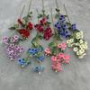 Luxury Silk Flower Branch Real Touch Fake Flower  Outdoor Garden Decor