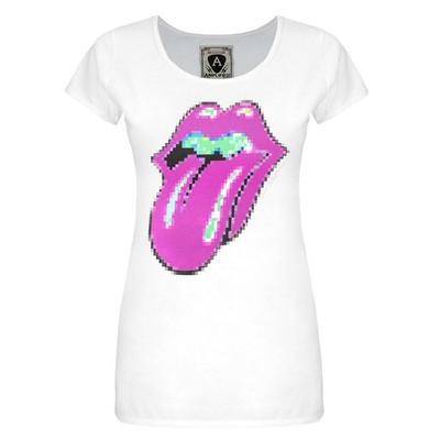 Womens/Ladies Pixel Lick The Rolling Stones T-Shirt