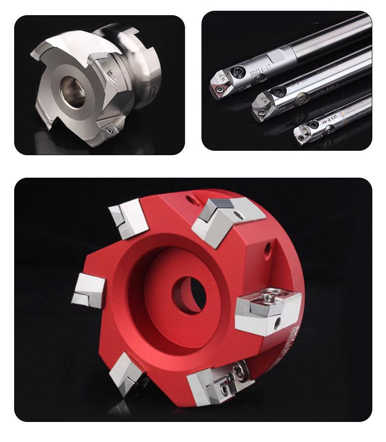 CNC Lock-Type Iron Cutter Head 1604, BAP300R/400R Split Indexable Cutter Bar