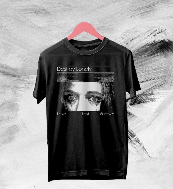 Destroy Lonely Tour T-shirt - Destroy Lonely Shirt, Music Shirt, Rapper, Vintage XL