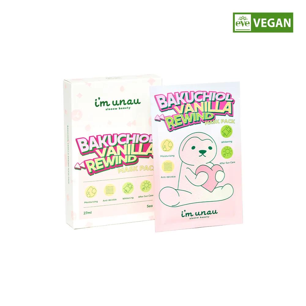 i m unau BAKUCHIOL VANILLA REWIND MASK PACK 27ml * 5ea