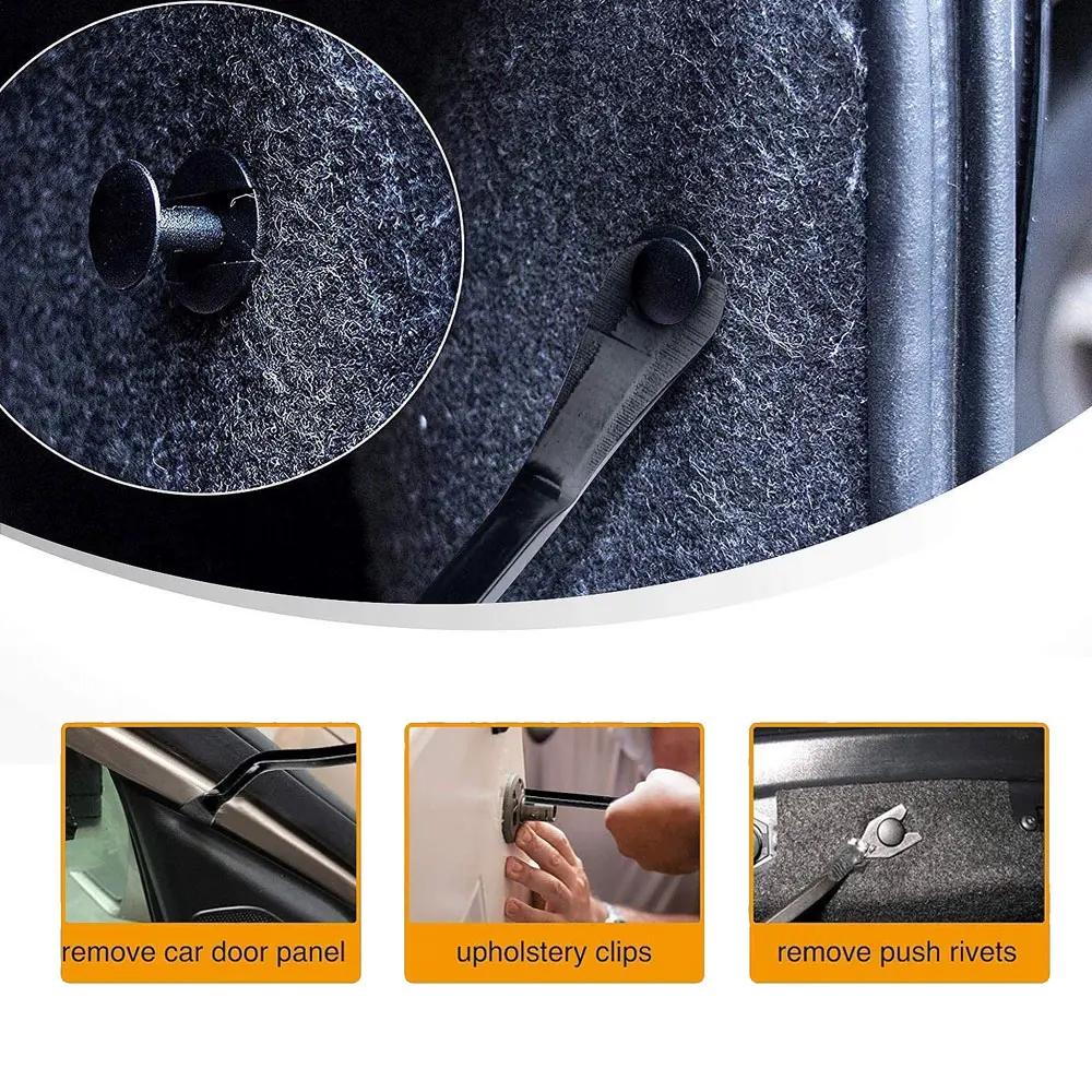 Universal Car Audio Repair Tool Car Clip Rivet Fastener Door Panel Trim Removal Tool Auto Interior Disassembly Pry Removal Tool