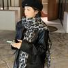 Autumn Winter Retro Leopard Print Tassel Scarf Women'S Fashion All-Match Scarf Shawl