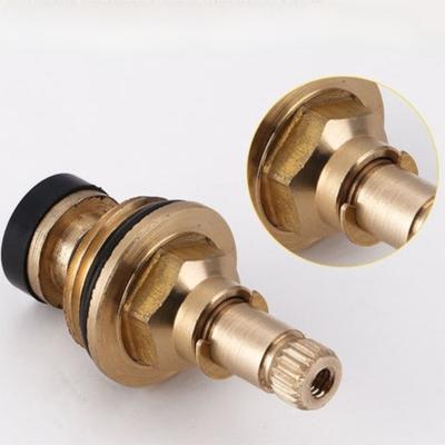 Copper Faucet Spool Cartridge Slow Opening Valve Stem Tap Valves Fitting Connections Leak Proof Tap Repair Accessories