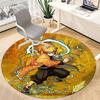 1PC Demon Slayer: Kimetsu no Yaiba Office Round Area Rug Suitable For Office, Under Office Chairs Bedroom Living Room Home Decor T100